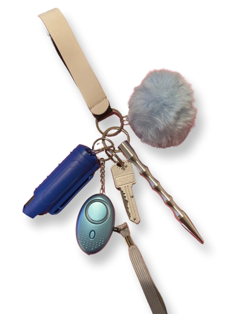 “Icy Blue” Safety Keychain - BABETiQUE.US
